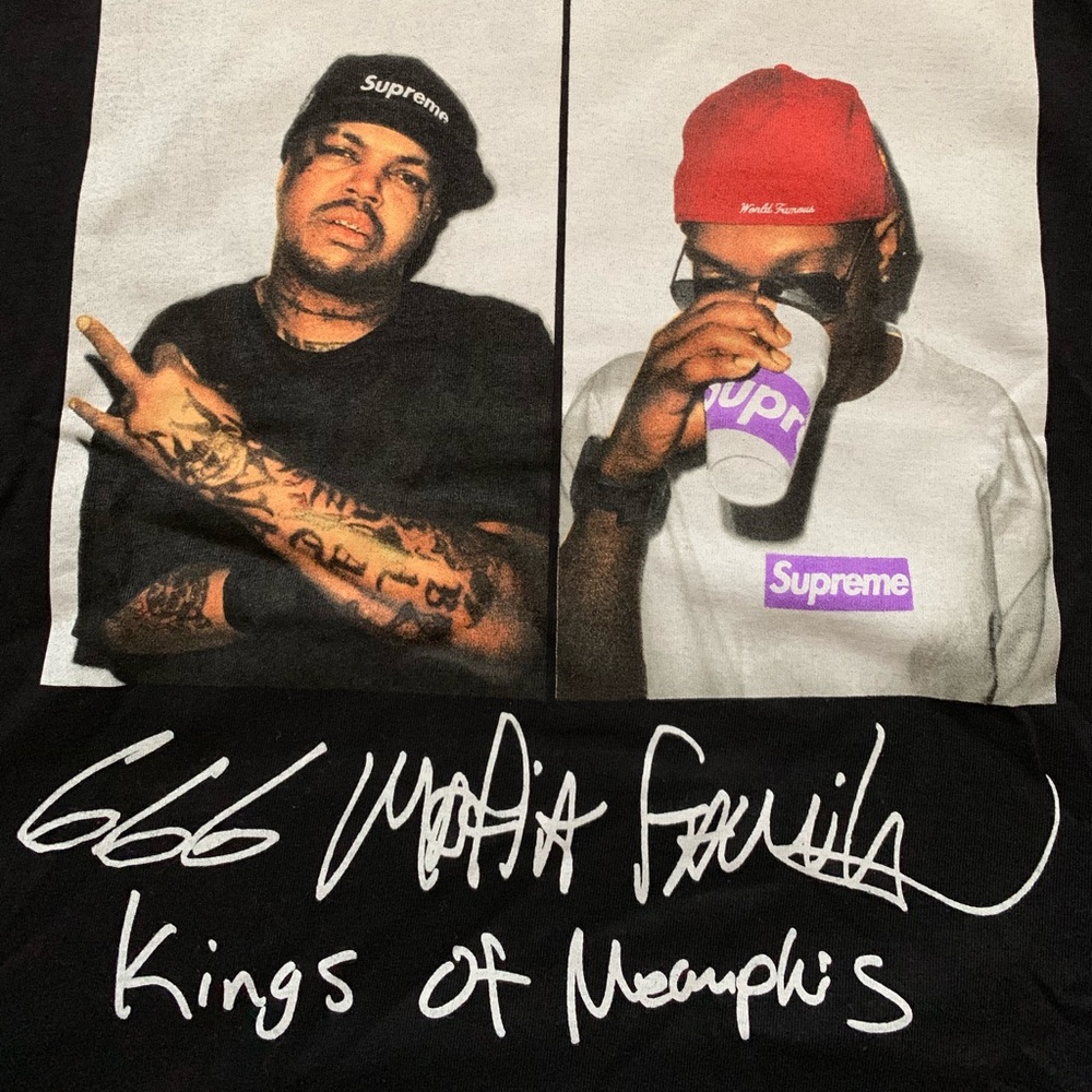SUPREME THREE SIX MAFIA Tee